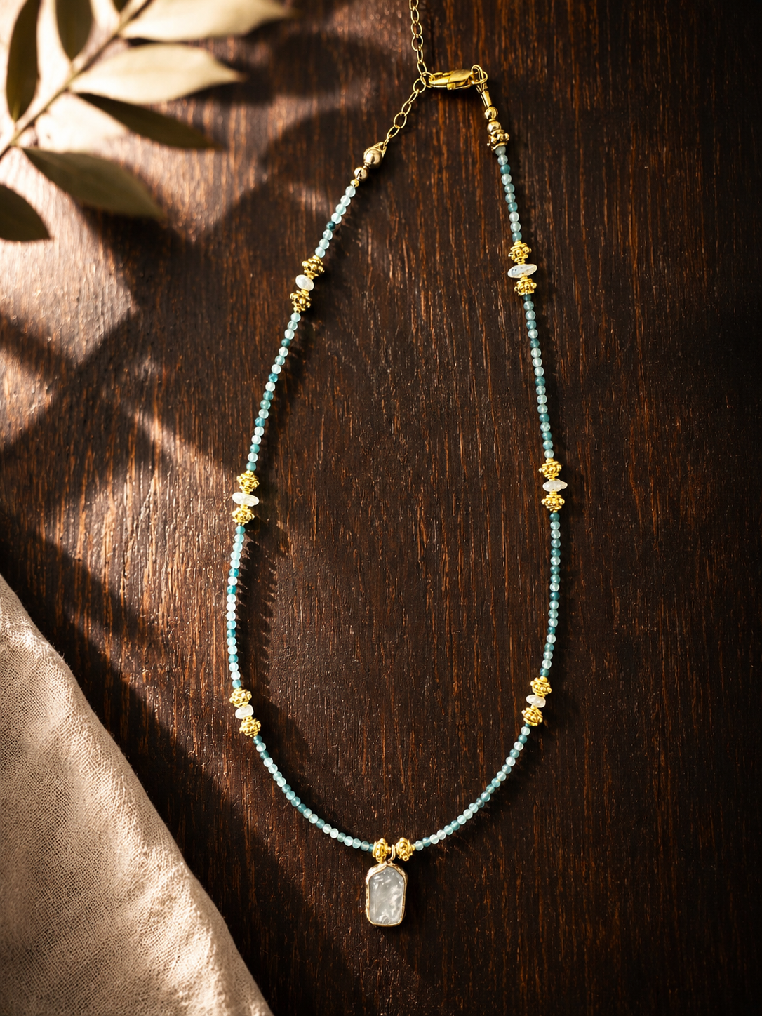 Santa Maria Necklace in Grandidierite