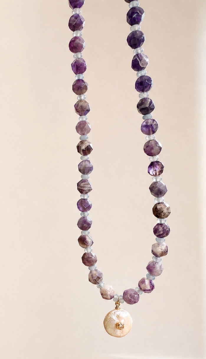 Miramar Necklace in Amethyst