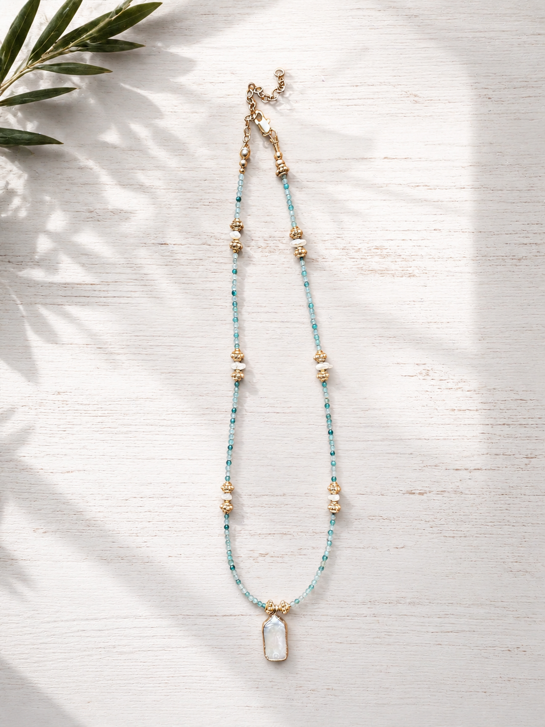 Santa Maria Necklace in Grandidierite